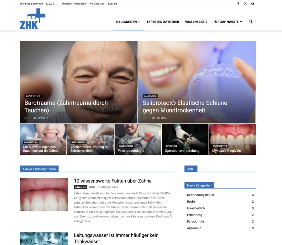 ZHK Plus Website Showcase